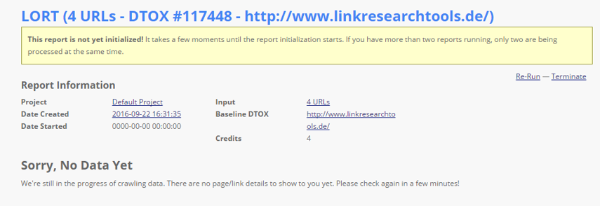 Explanation of Report Sections