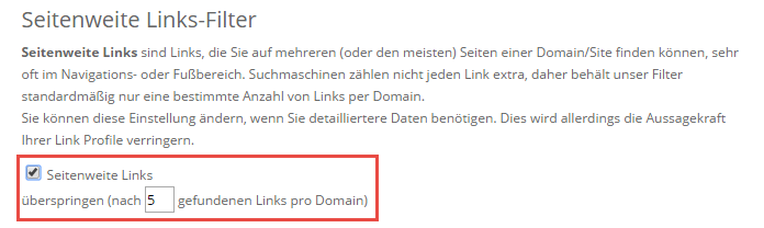 Tool Einstellungen